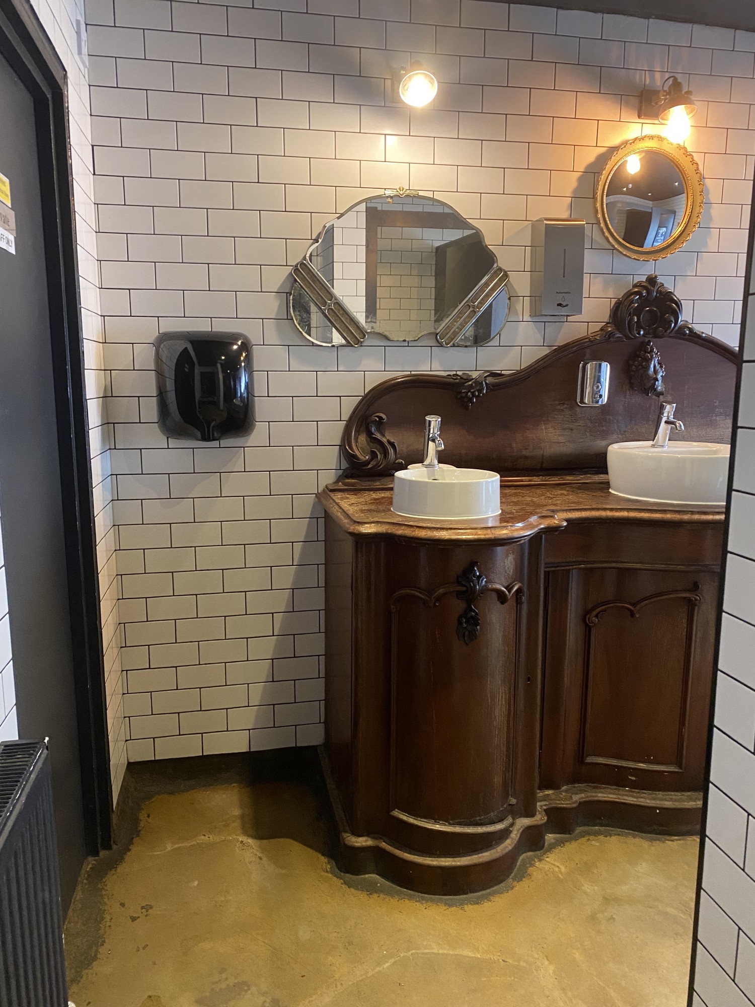 Sink and dryer