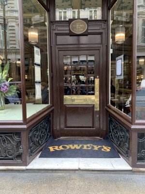Door in centre of venue, push from the right to open. Wide platform in front of door with step.