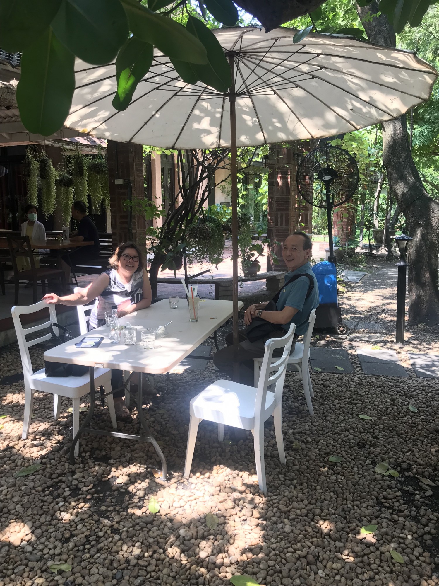 Outdoor plastic tables