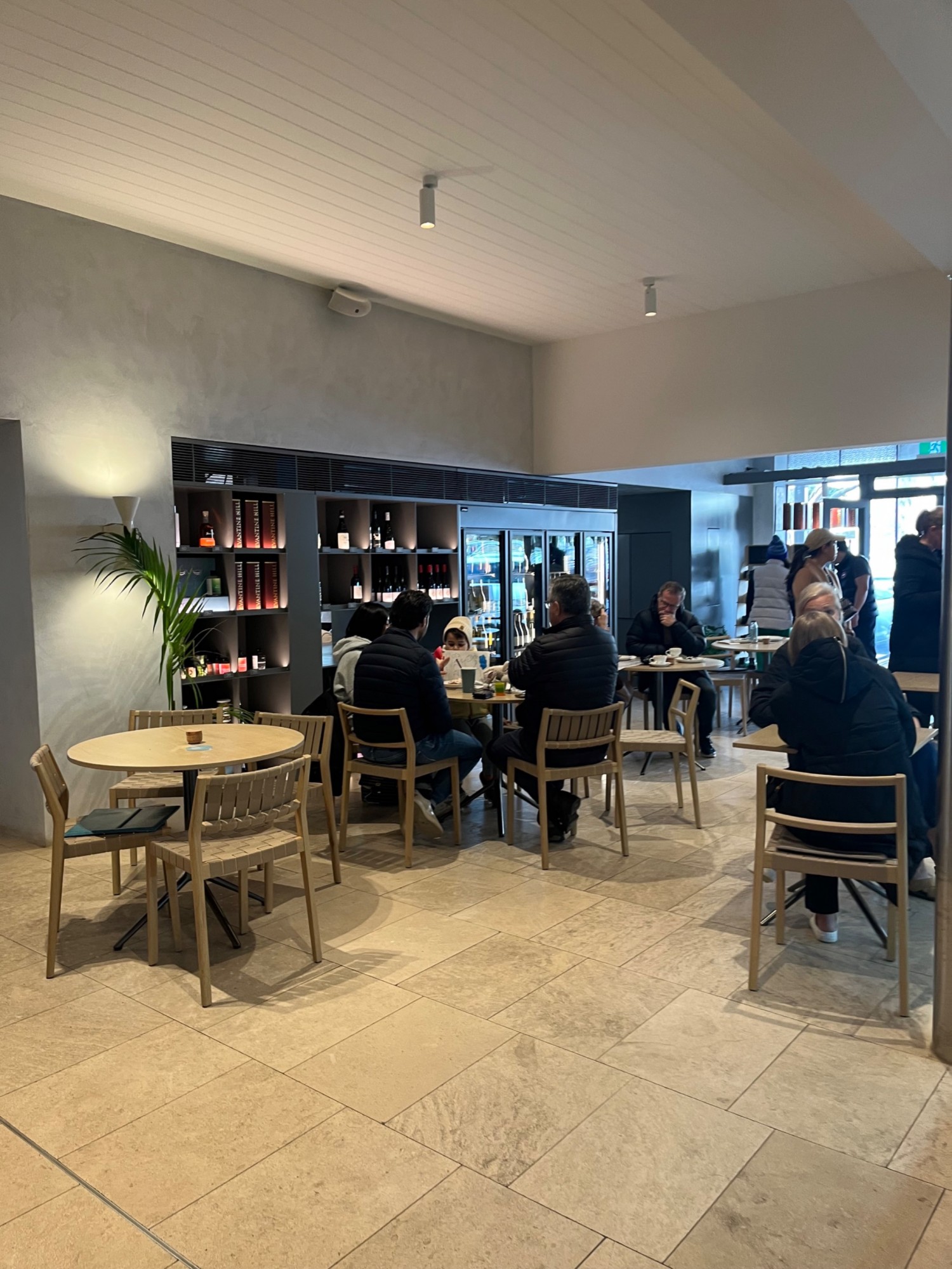 Indoor dining at bistro