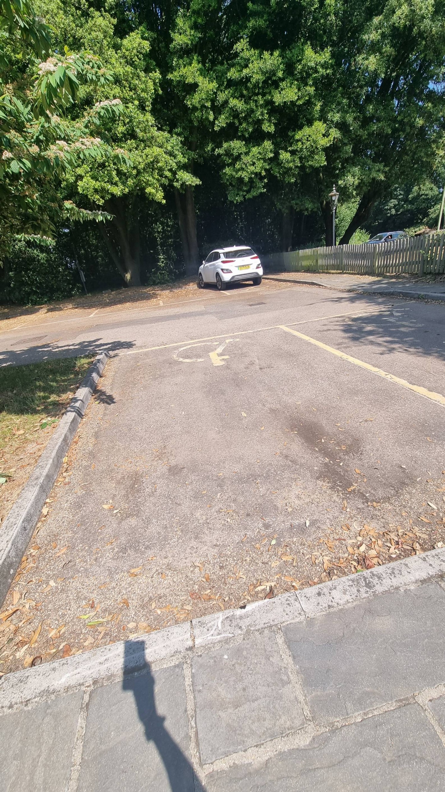 Disabled parking but not particularly that wide