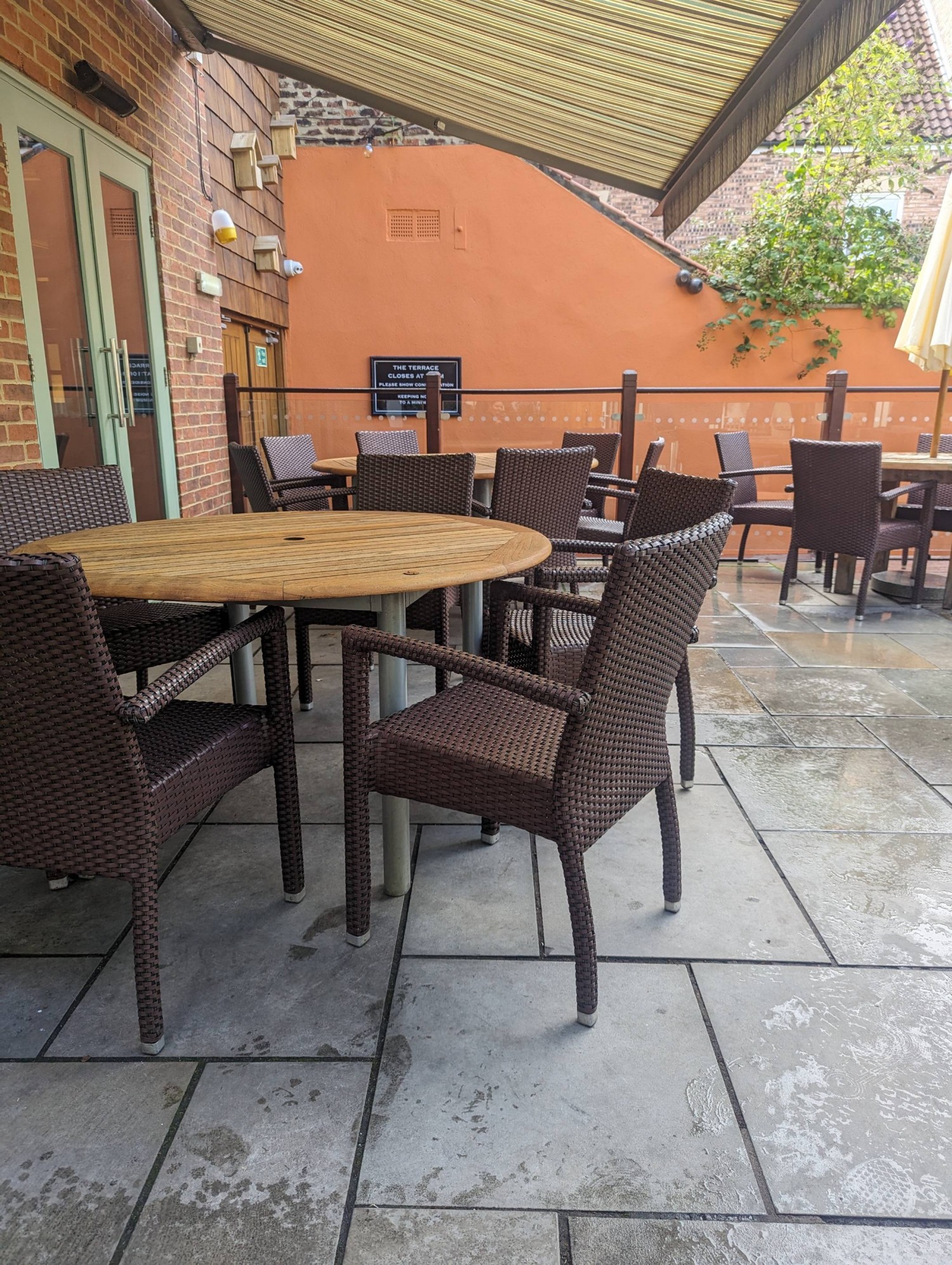 Outside patio