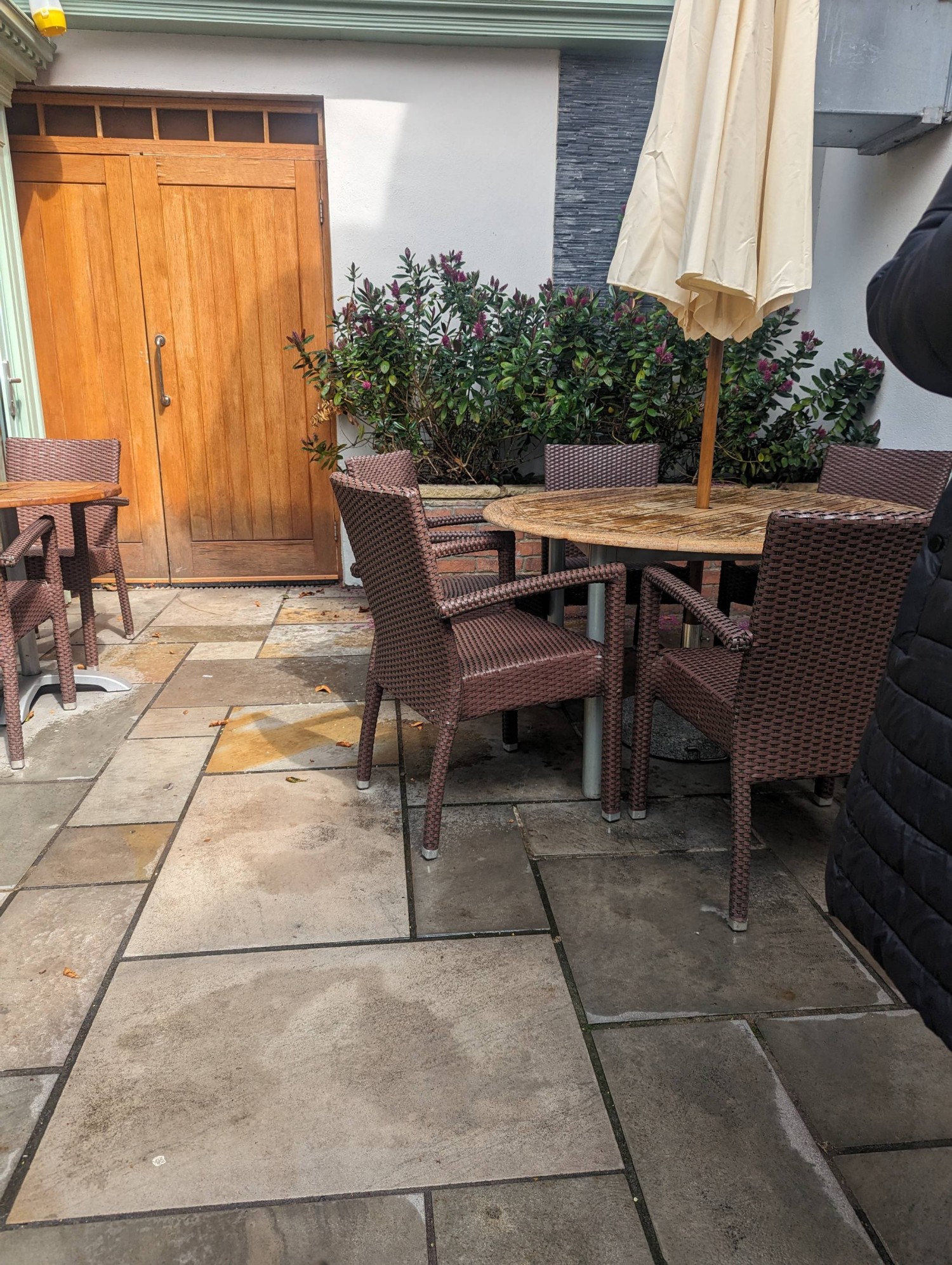 Outside patio
