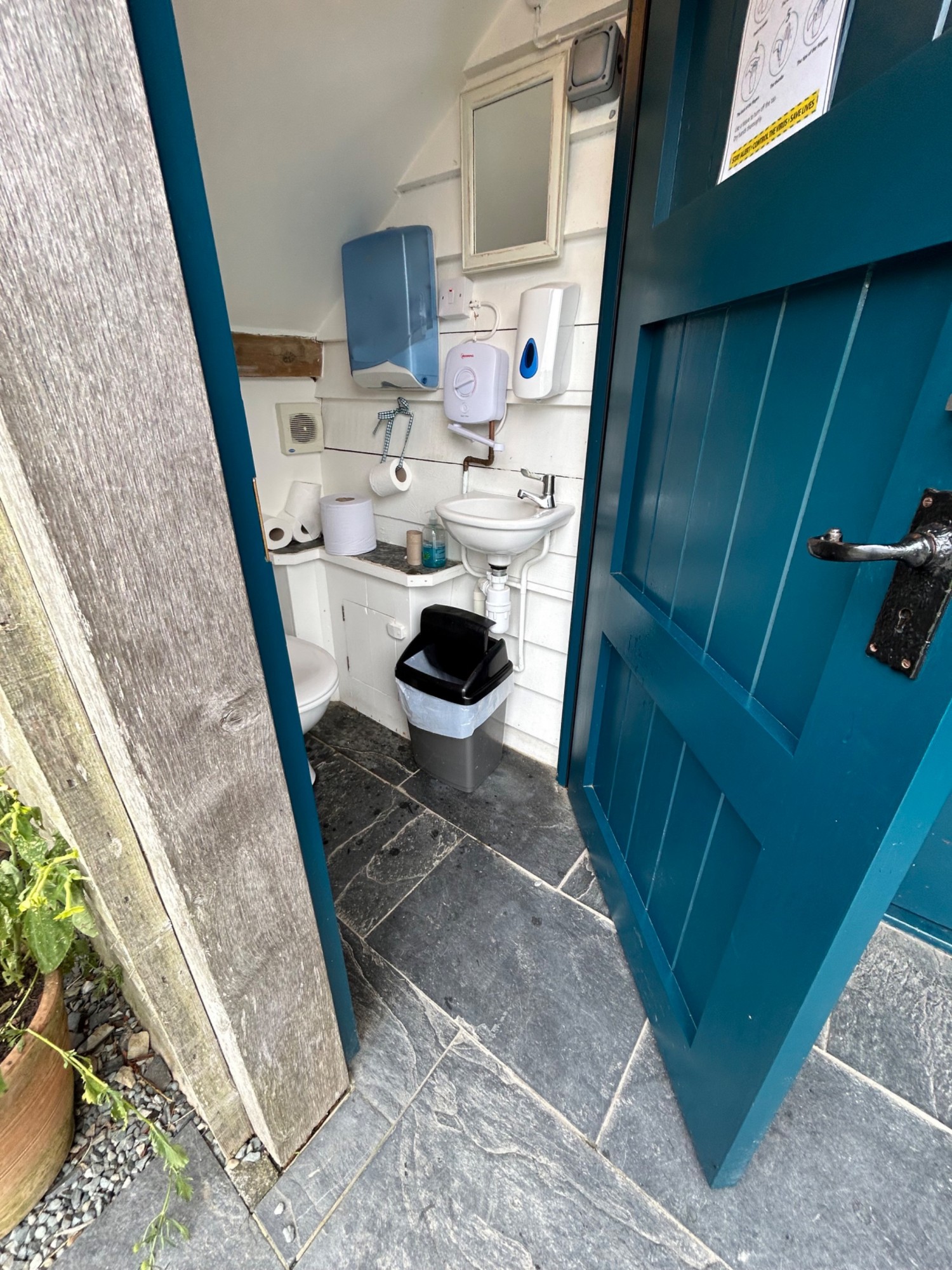 Small bathroom.