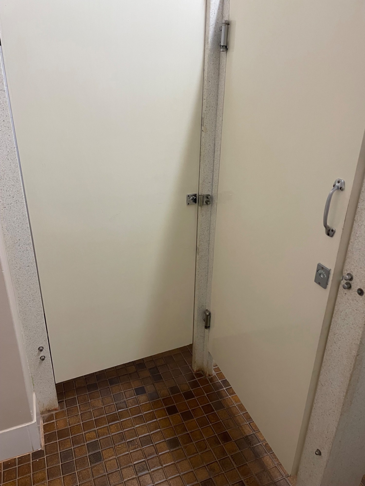 2 seperate bathrooms inside - unisex