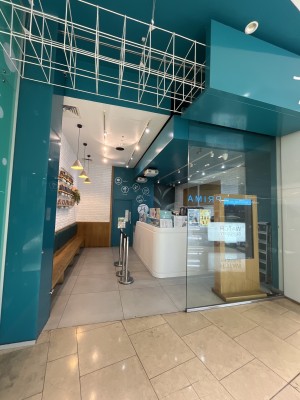 Archway entrance on the left.
