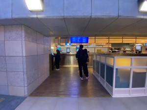 Open way to main area.