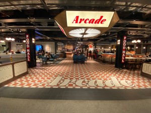 Open way to main area.