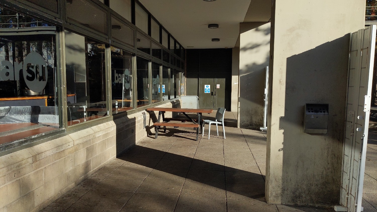 Outdoor seating area