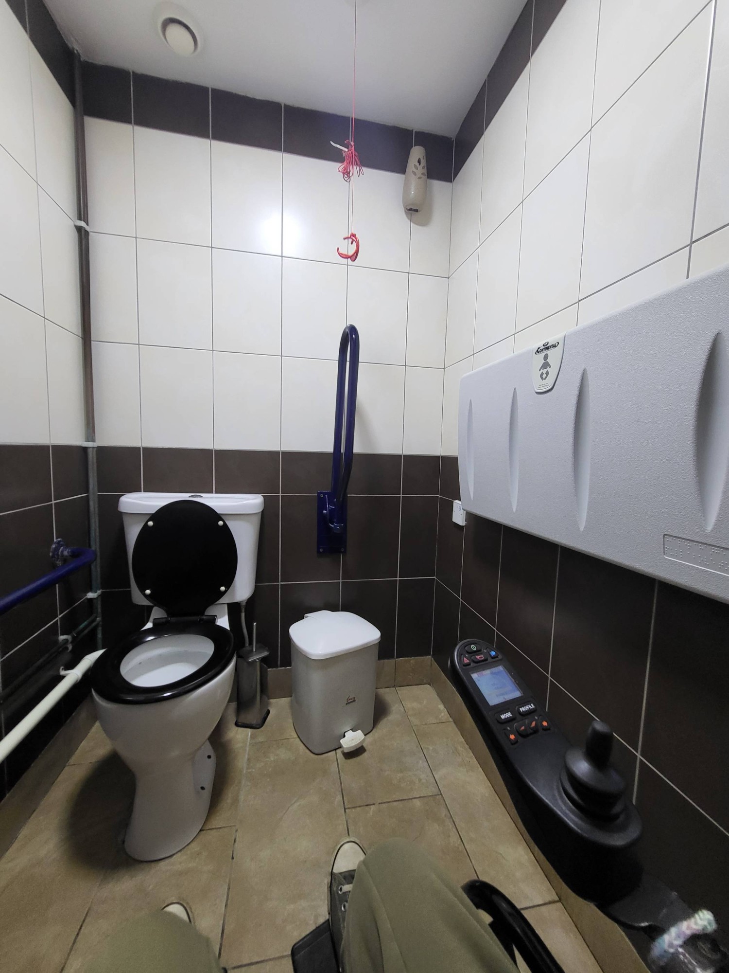 Here is another view of the disabled bathroom.
