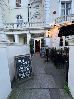 Path to entrance ahead.