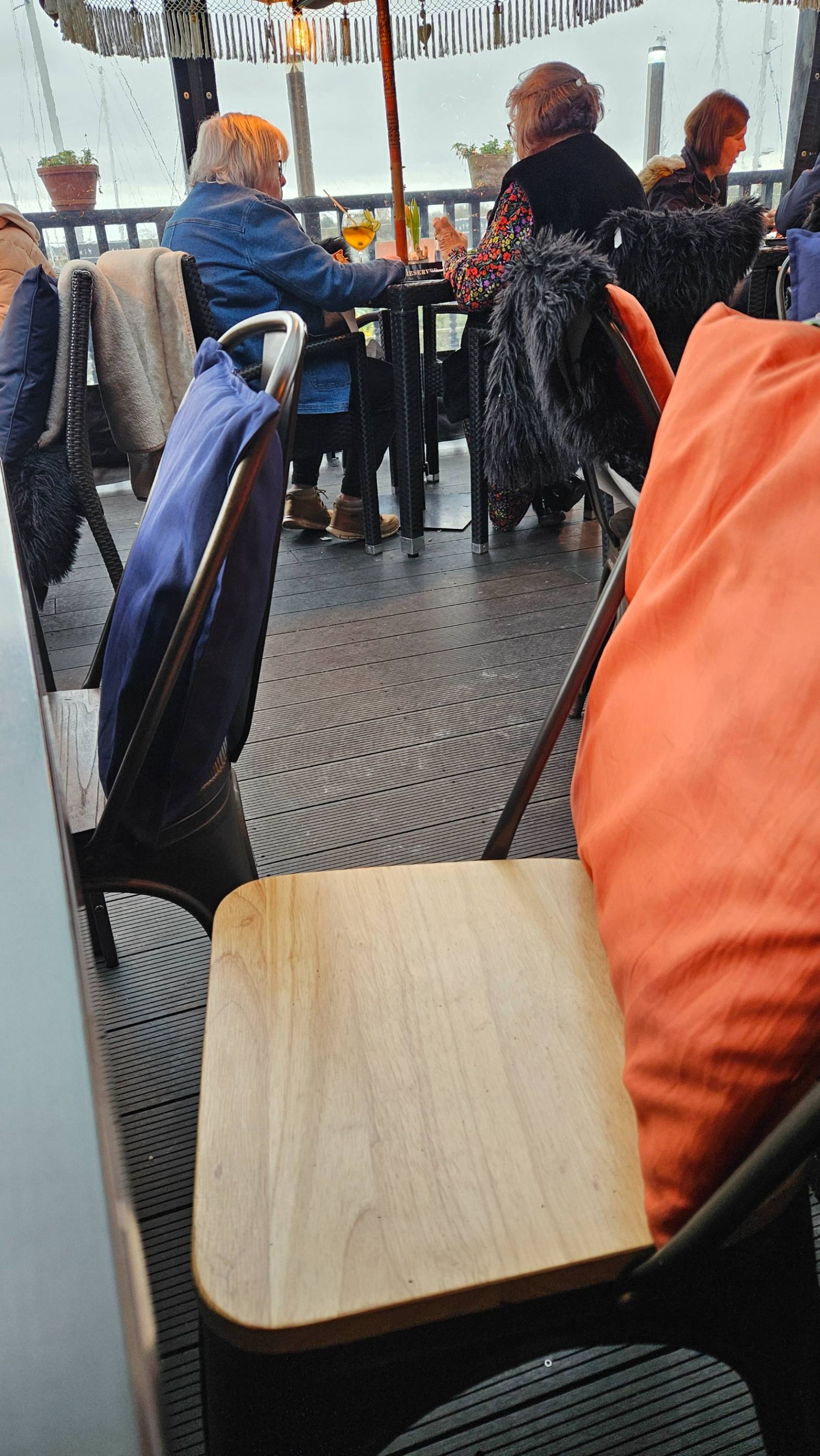 A room with chairs