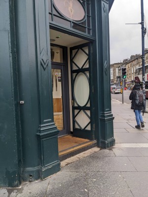 10cm step to get to door