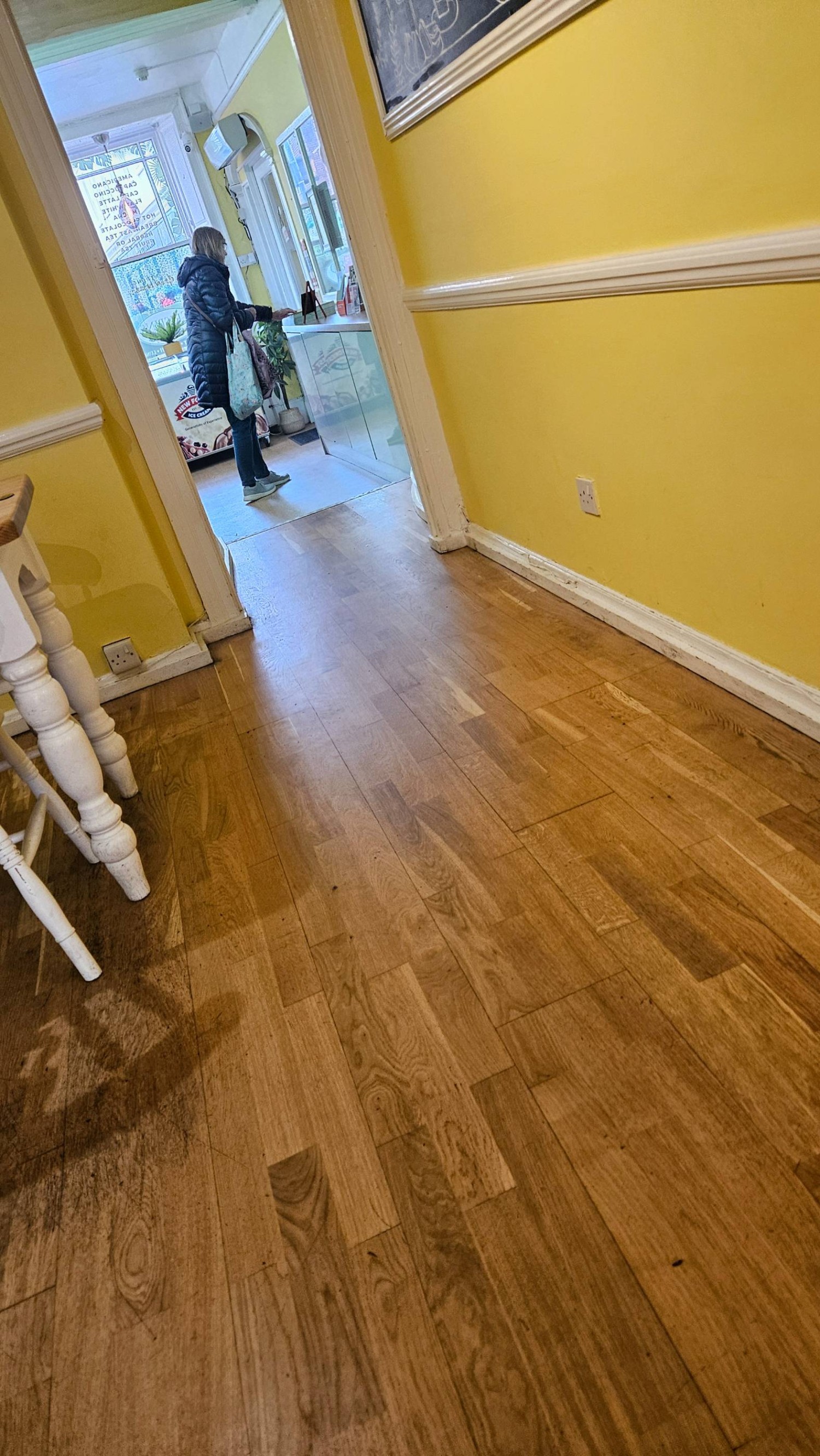 Wooden floor Walkway
