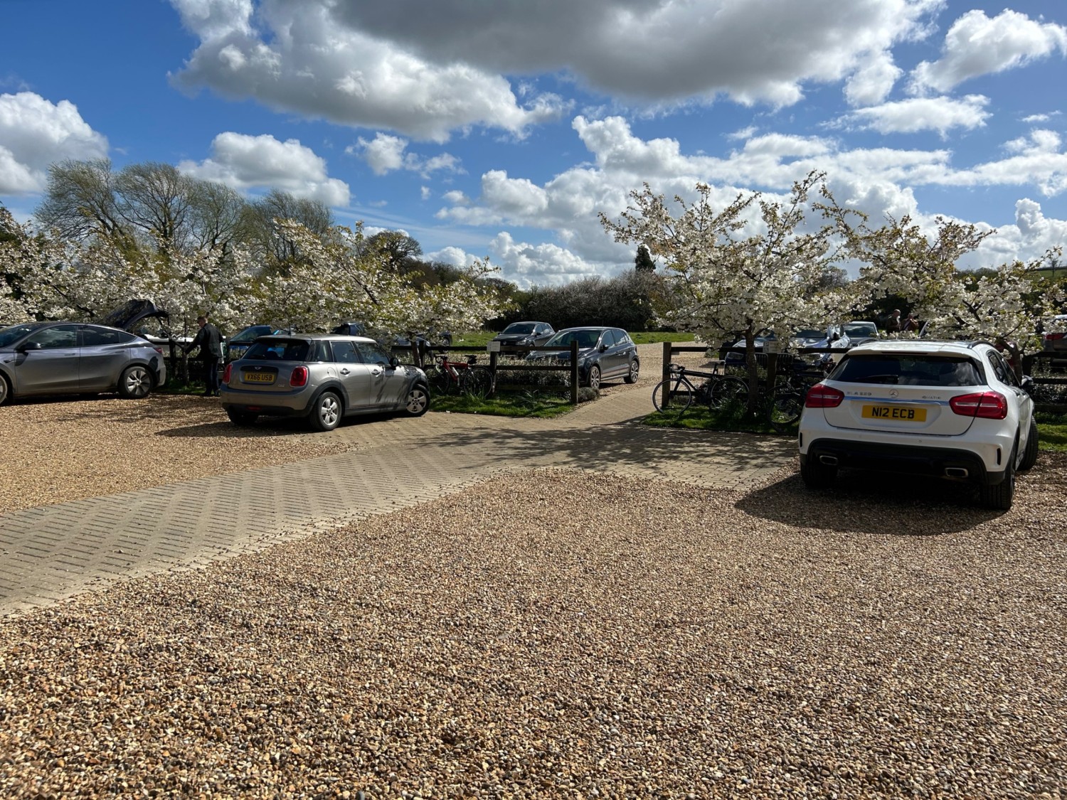 Parking opposite onsite