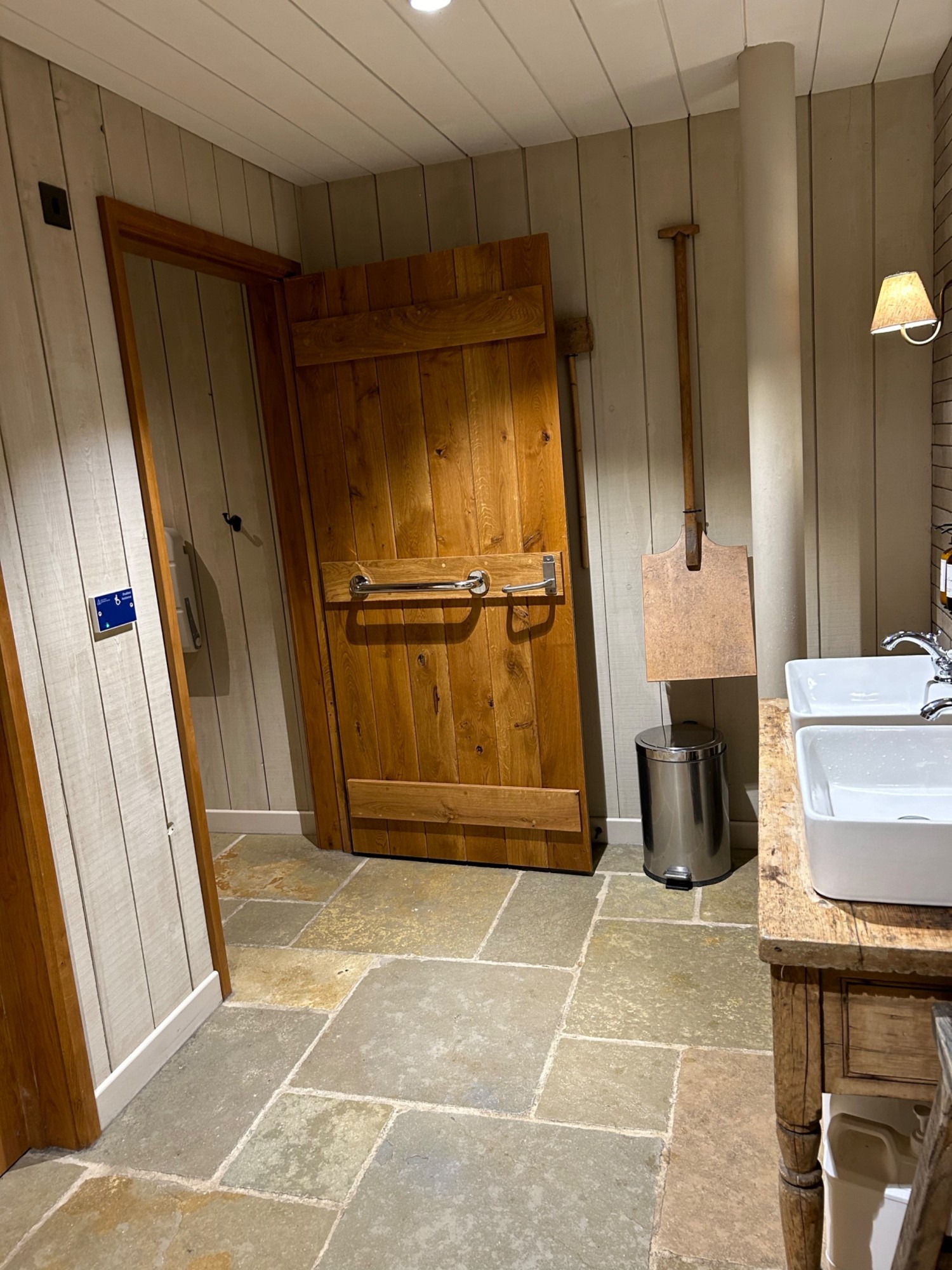 Entrance to disabled toilet