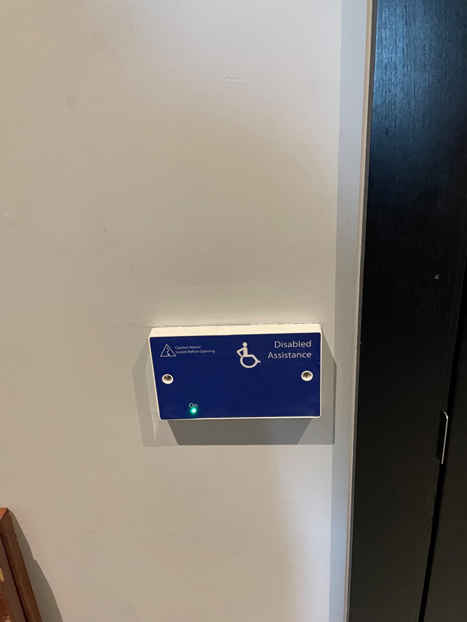 Door button access
