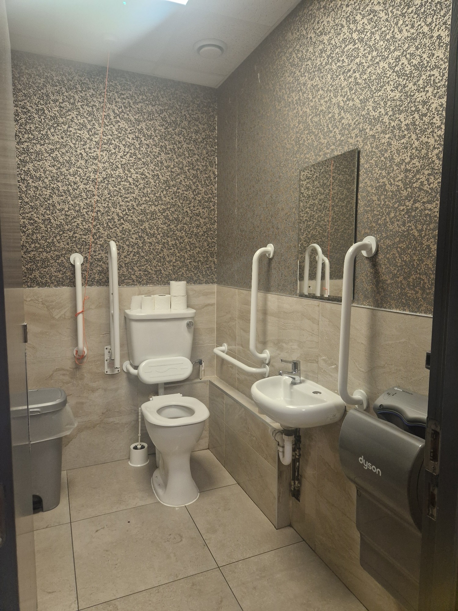 Inside bathroom