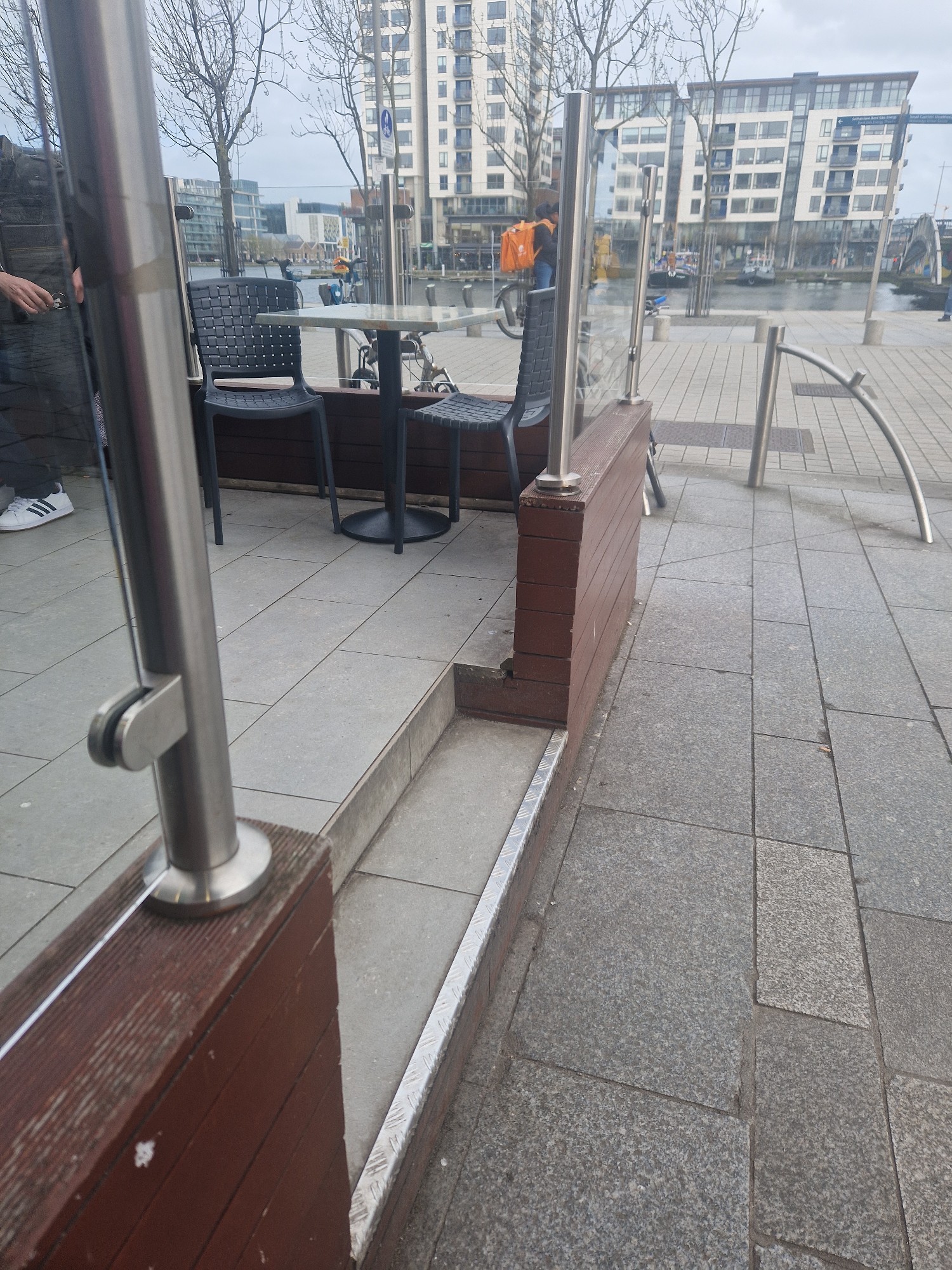 Additional outside seating area