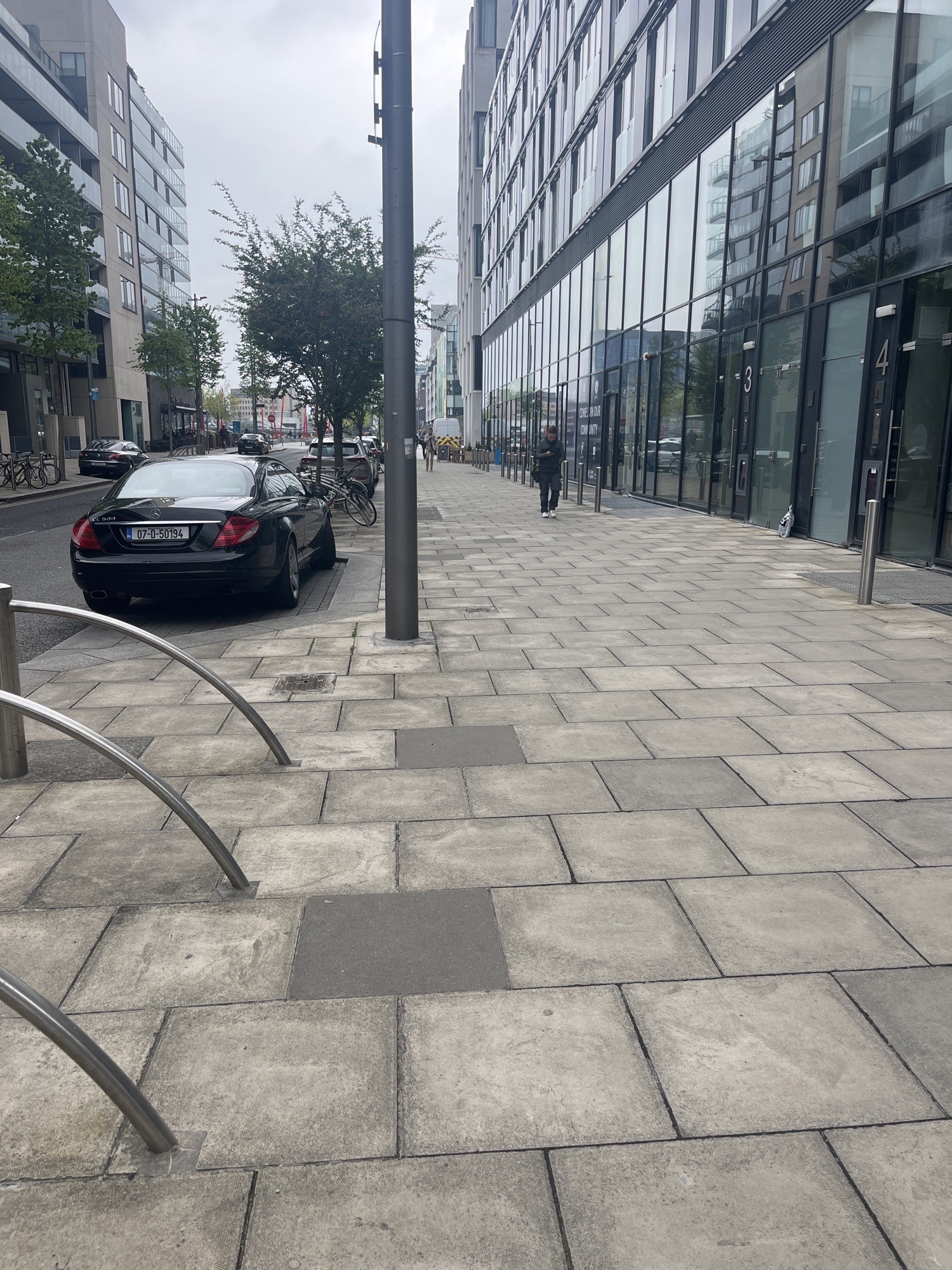 Key pathway from the left hand-side, heading towards grand canal Dock.