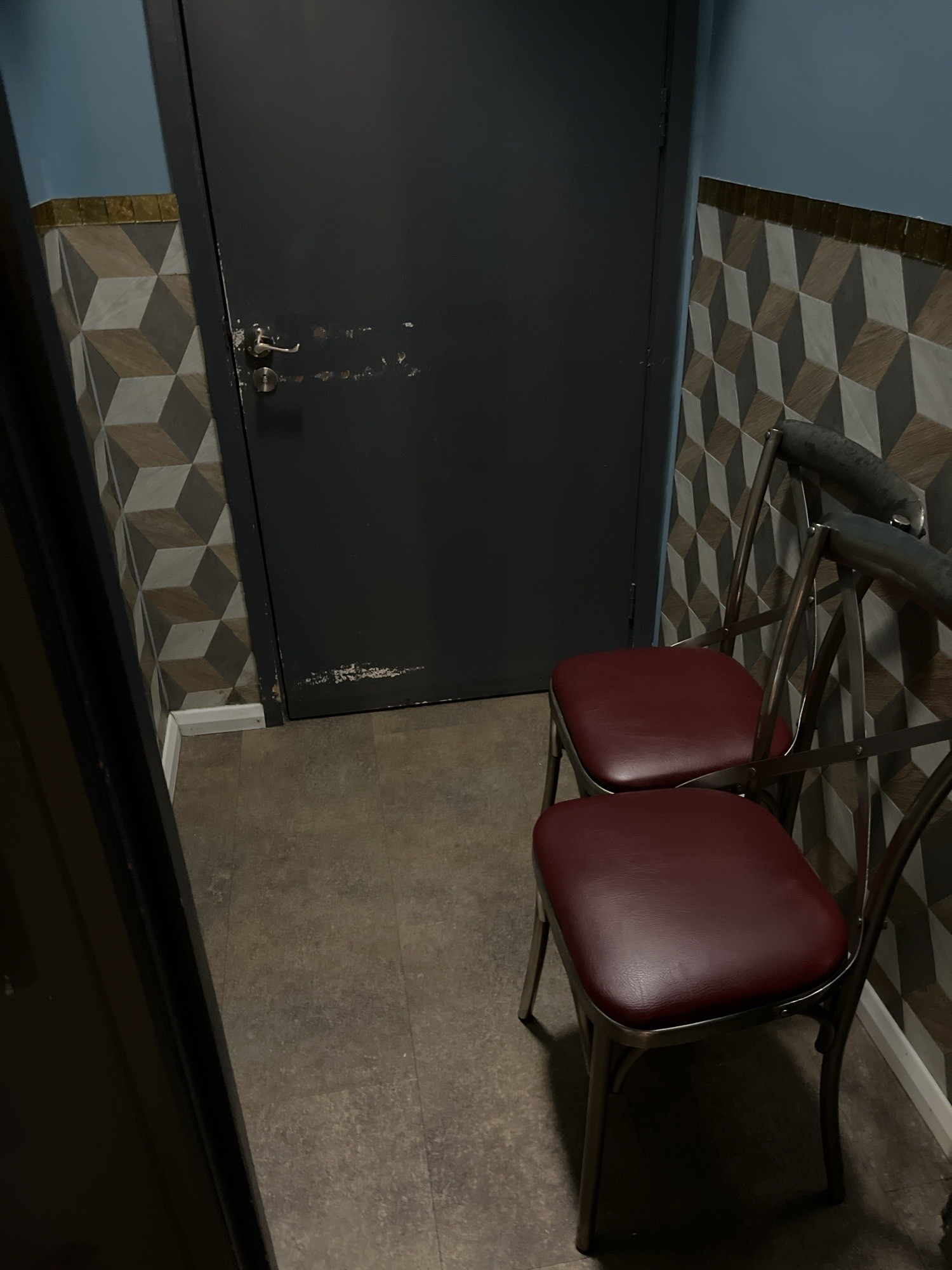 2nd door to bathroom