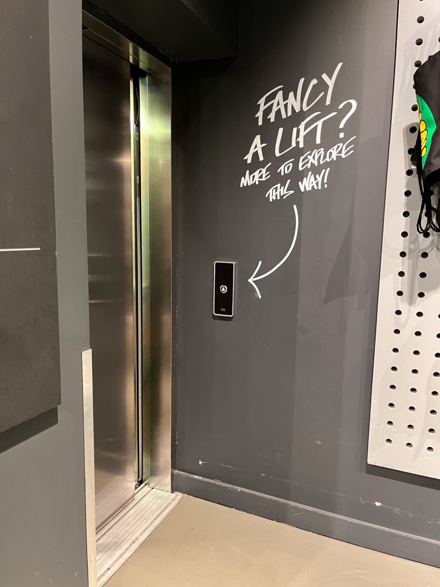 Lift entrance