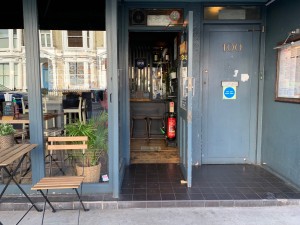 From street facing venue. One step up to access door.