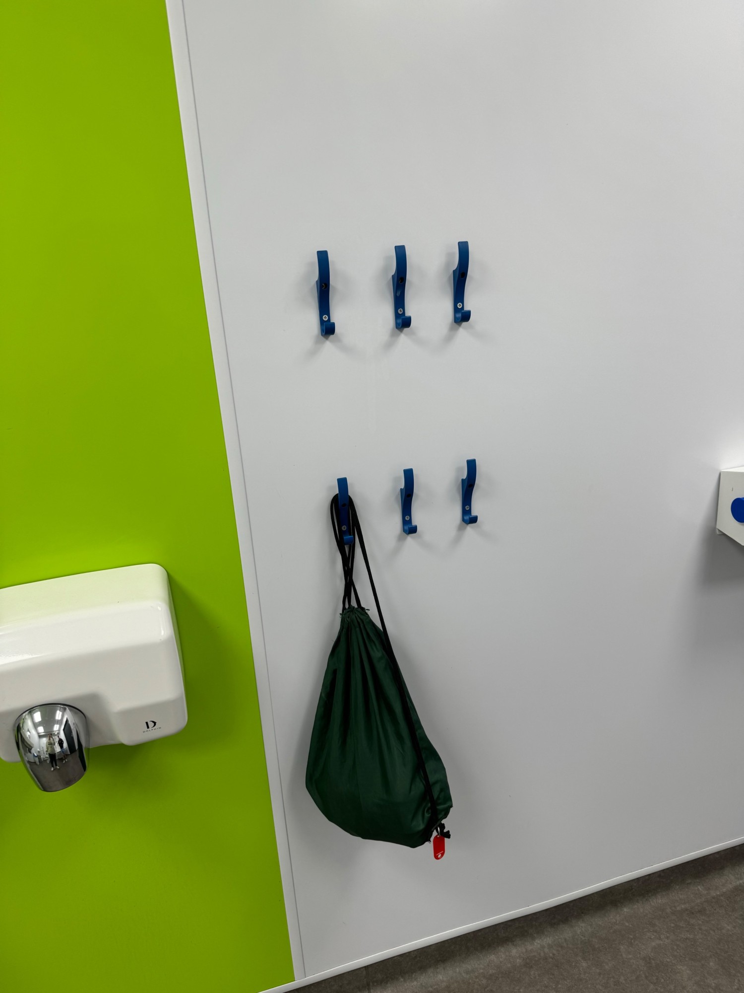 Seat height and stand height hooks
