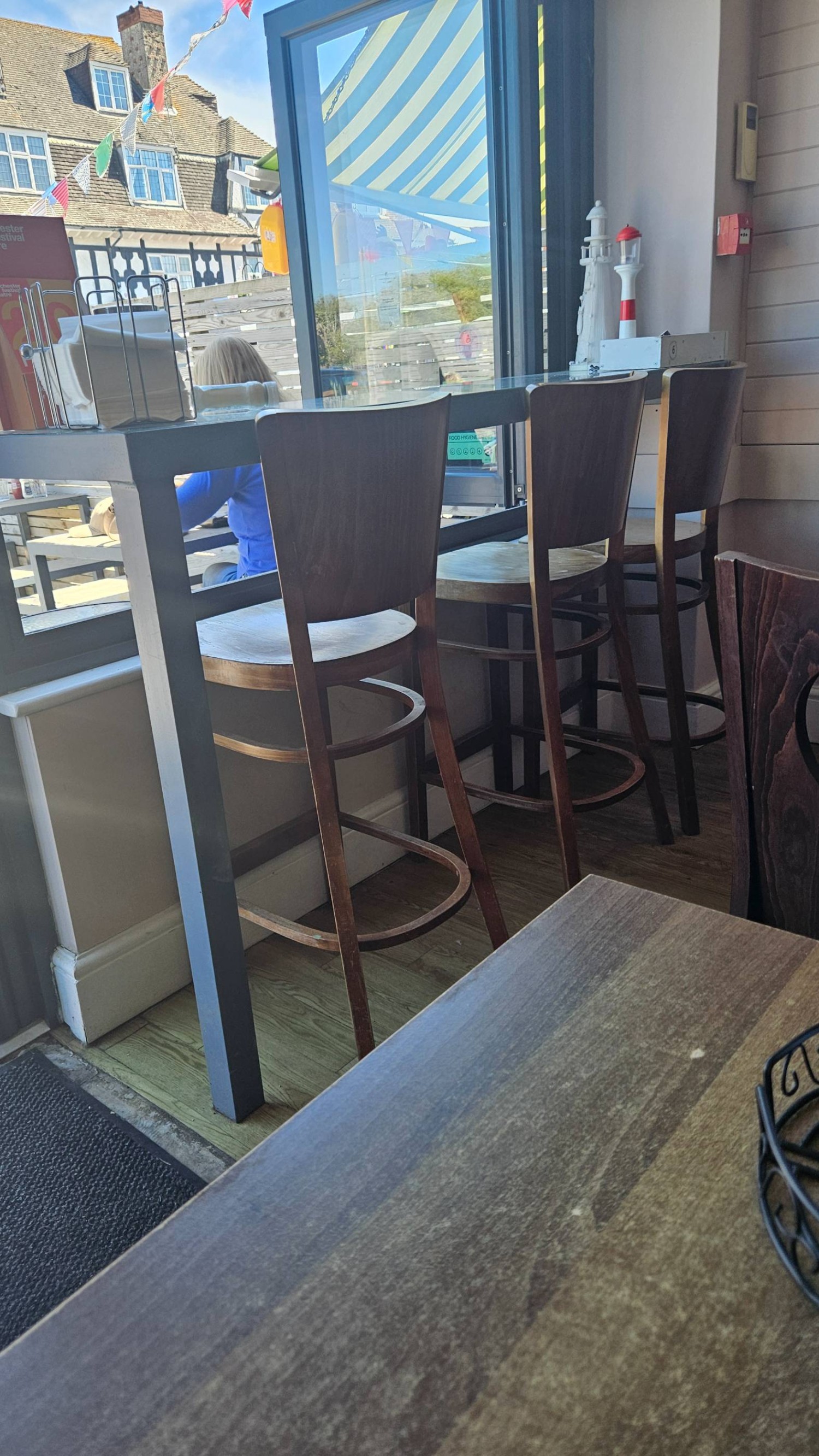 Standing height tables and stools