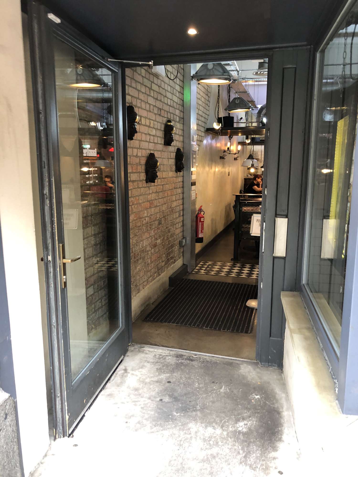 This is the venue's main entrance